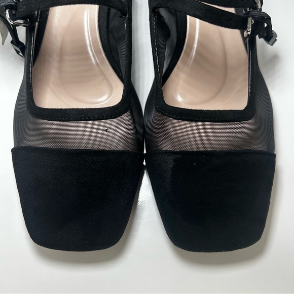 Zara Women's Black Mary Jane Block Mesh Casual Heels, NWT, Size 40 - Picture 11 of 12